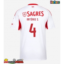Camisa de Futebol Benfica Antonio Silva #4 Equipamento Alternativo 2025-26 Manga Curta